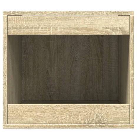 Kattenbakkast 47x59x42 cm bewerkt hout sonoma eikenkleurig 4