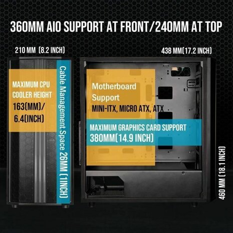 ATX Semi-toren BehuizingBitFenix 4