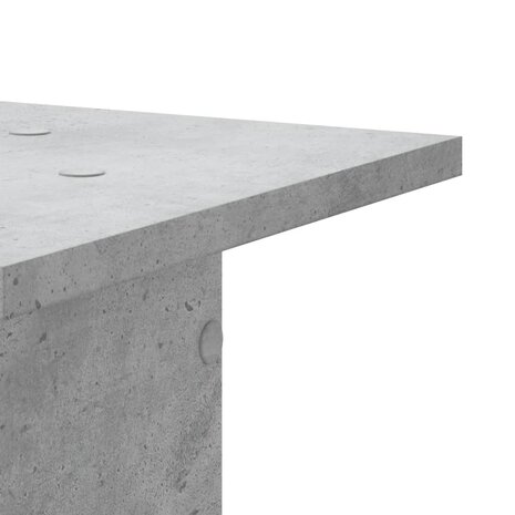 Plantenstandaards 2 st 30x30x40 cm bewerkt hout betongrijs 8