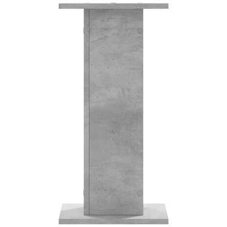 Plantenstandaards 2 st 30x30x60 cm bewerkt hout betongrijs 6