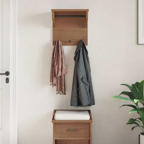 Wandkapstok SANDNES 43x30x42 cm massief grenenhout 4