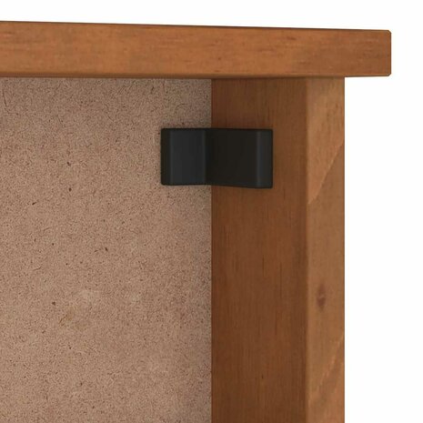 Wandkapstok SANDNES 87x12x35 cm massief grenenhout 8