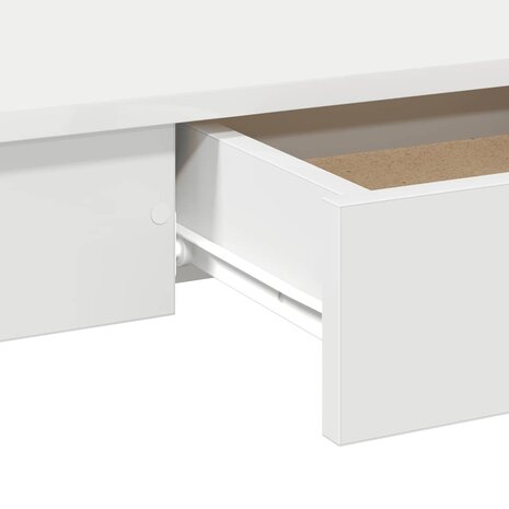 Bureau 100x45x75 cm bewerkt hout wit 8