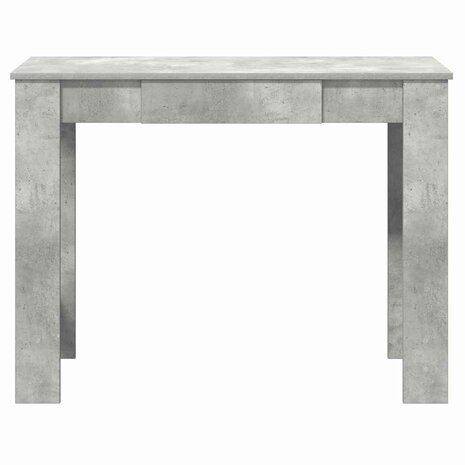 Bureau 100x45x75 cm bewerkt hout betongrijs 4