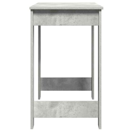 Bureau 100x45x75 cm bewerkt hout betongrijs 6