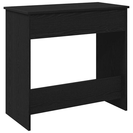 Bureau 80x40x75 cm bewerkt hout zwart 7
