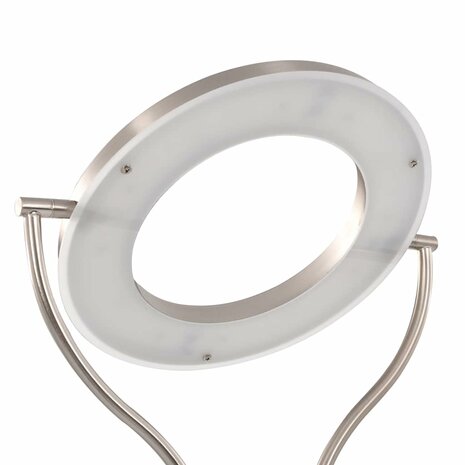 Lamp staand 18 W dimbaar 180 cm zilverkleurig 4