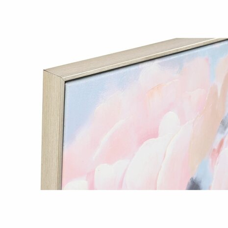 Schilderij DKD Home Decor 60 x 3,5 x 80 cm 60 x 3 x 80 cm Blommor Romantiek (2 Stuks) 2