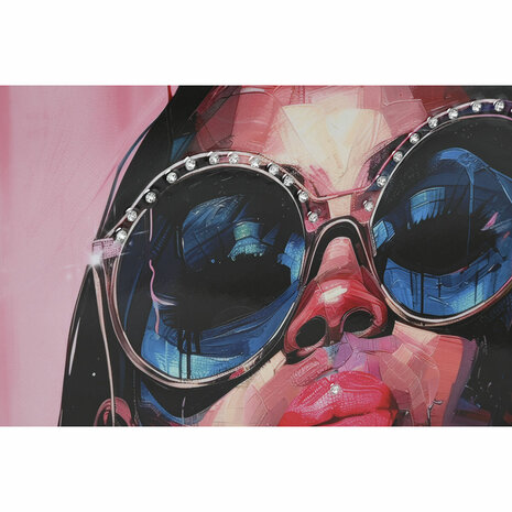 Schilderij Home ESPRIT Roze Modern chica Coating 50 x 3 x 70 cm (2 Stuks) 3