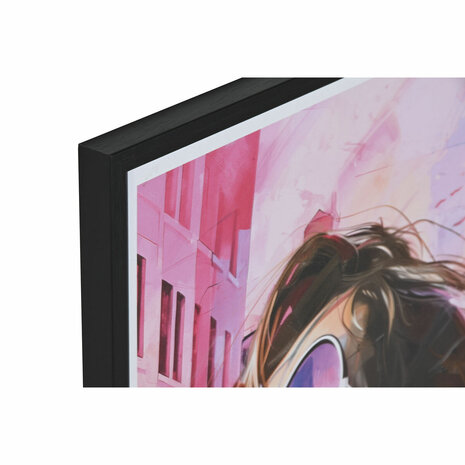 Schilderij Home ESPRIT Roze Vrouw Modern 50 x 2,5 x 70 cm (2 Stuks) 2