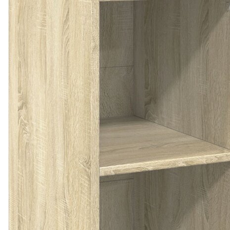 Hoge kast 30x41x124 cm bewerkt hout sonoma eikenkleurig 7