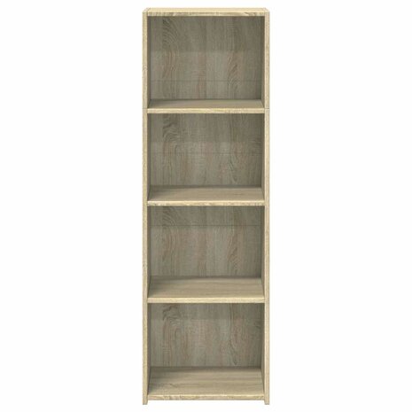 Hoge kast 40x41x124 cm bewerkt hout sonoma eikenkleurig 4
