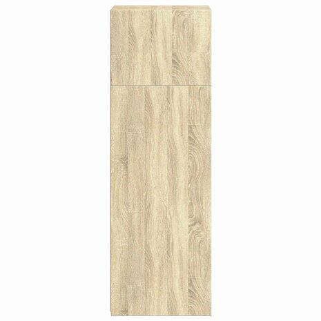 Hoge kast 40x41x124 cm bewerkt hout sonoma eikenkleurig 5