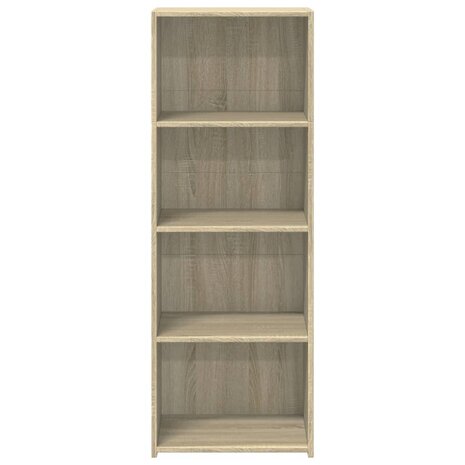 Hoge kast 45x41x124 cm bewerkt hout sonoma eikenkleurig 4