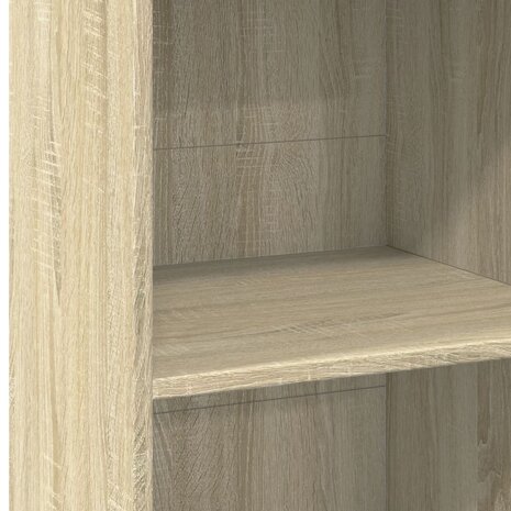 Hoge kast 45x41x124 cm bewerkt hout sonoma eikenkleurig 7
