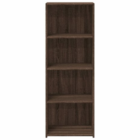 Hoge kast 45x41x124 cm bewerkt hout bruin eikenkleurig 3