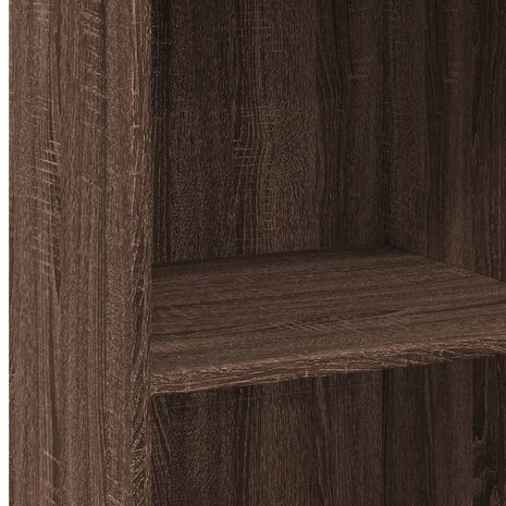Hoge kast 45x41x124 cm bewerkt hout bruin eikenkleurig 6