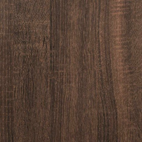 Schoenenrek 61x32x70 cm bewerkt hout bruin eikenkleur 8