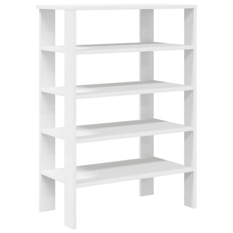 Schoenenrek 61x32x87,5 cm bewerkt hout wit 2
