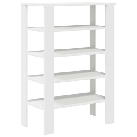 Schoenenrek 61x32x87,5 cm bewerkt hout wit 6