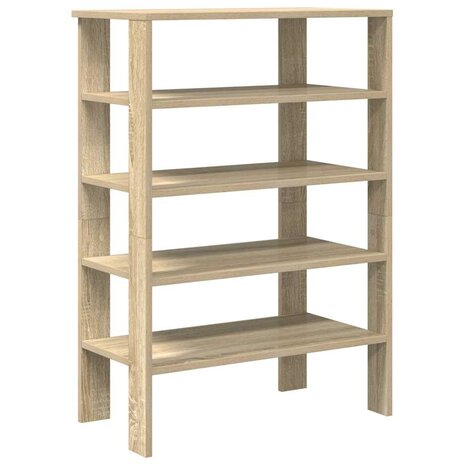 Schoenenrek 61x32x87,5 cm bewerkt hout sonoma eikenkleurig 2