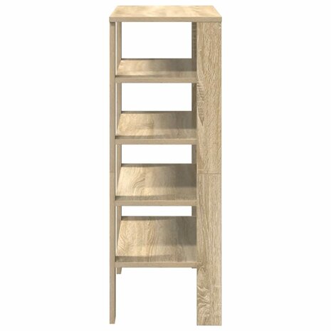 Schoenenrek 61x32x87,5 cm bewerkt hout sonoma eikenkleurig 5