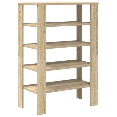 Schoenenrek 61x32x87,5 cm bewerkt hout sonoma eikenkleurig 6