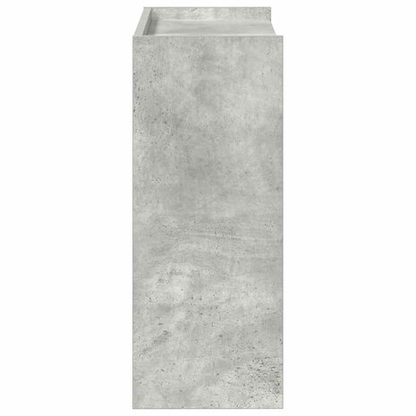 Schoenenrek 60x25x62 cm bewerkt hout betongrijs 5