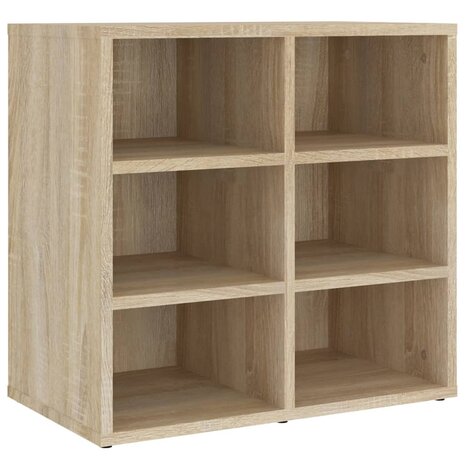 Schoenenkast 52,5x30x50 cm sonoma eikenkleurig 2