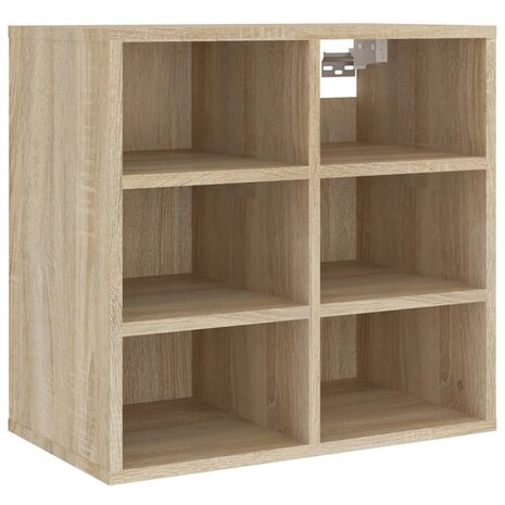 Schoenenkast 52,5x30x50 cm sonoma eikenkleurig 3