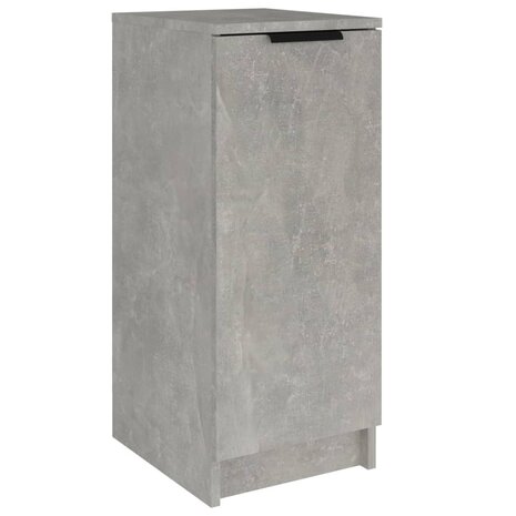 Schoenenkast 30x35x70 cm bewerkt hout betongrijs 2