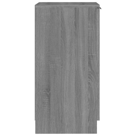 Schoenenkast 30x35x70 cm bewerkt hout grijs sonoma eikenkleurig 7