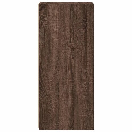Dressoir 30x41x93 cm bewerkt hout bruin eikenkleur 5