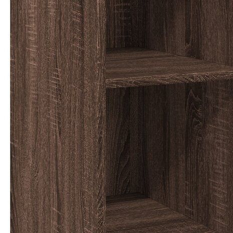 Dressoir 30x41x93 cm bewerkt hout bruin eikenkleur 7