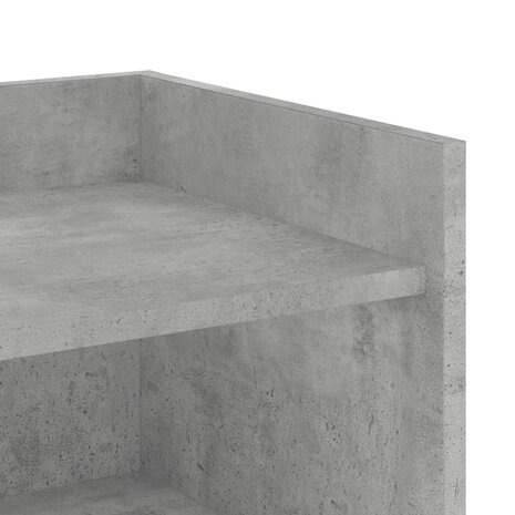 Dressoir 45x35x75 cm bewerkt hout betongrijs 8
