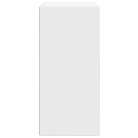 Boekenkast 31x24x52 cm bewerkt hout wit 6