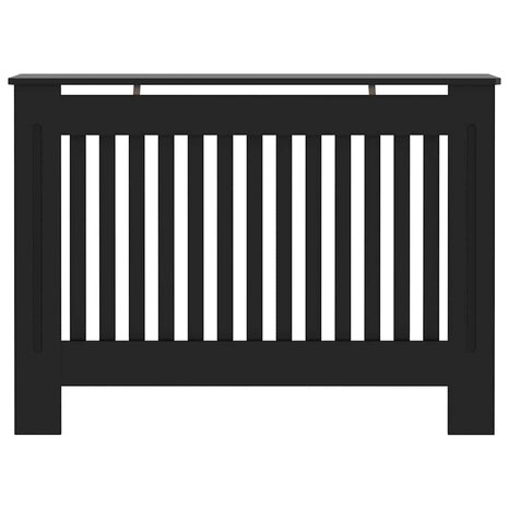 Radiatorombouw 112x19x81,5 cm MDF zwart 4