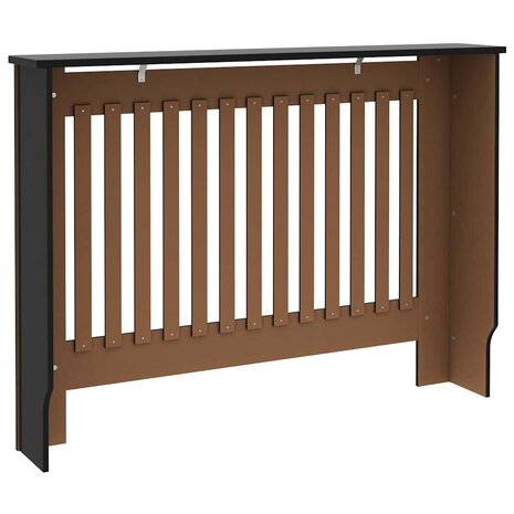 Radiatorombouw 112x19x81,5 cm MDF zwart 6