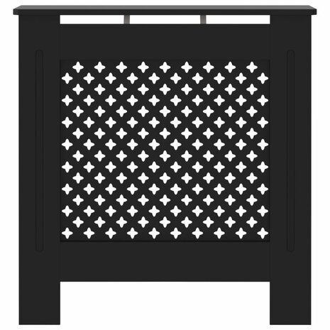 Radiatorombouw 78 cm MDF zwart 3