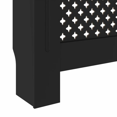 Radiatorombouw 78 cm MDF zwart 6