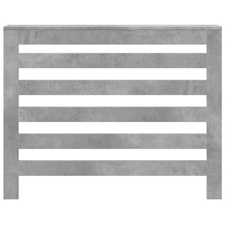 Radiatorombouw 104x20x82 cm bewerkt hout betongrijs 3