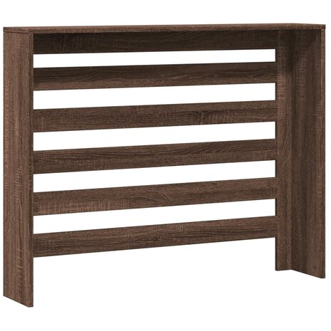 Radiatorombouw 104x20x82 cm bewerkt hout bruin eikenkleurig 5