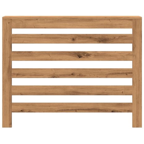 Radiatorombouw 104x20x82 cm bewerkt hout artisanaal eikenkleur 3