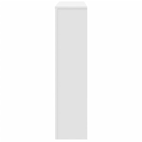 Radiatorombouw 149x20x82 cm bewerkt hout wit 4