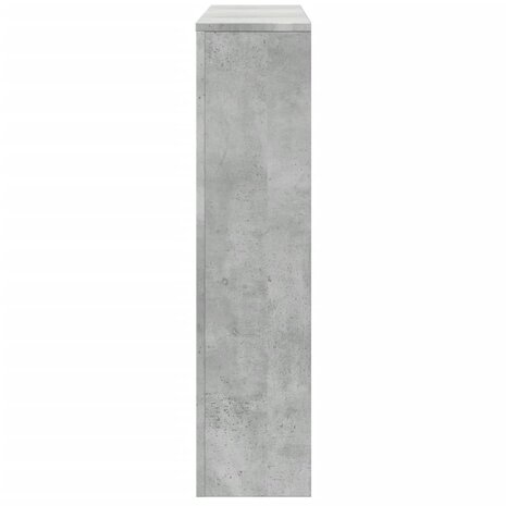 Radiatorombouw 149x20x82 cm bewerkt hout betongrijs 4