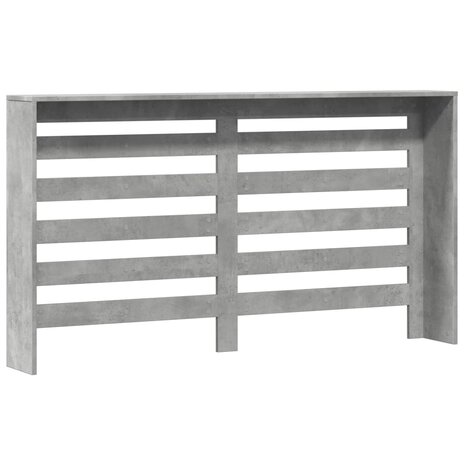 Radiatorombouw 149x20x82 cm bewerkt hout betongrijs 5