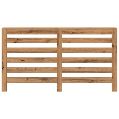 Radiatorombouw 149x20x82 cm bewerkt hout artisanaal eikenkleur 3