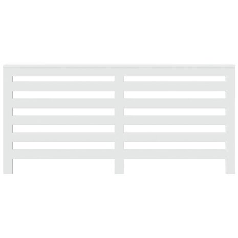 Radiatorombouw 175x20x82 cm bewerkt hout wit 3