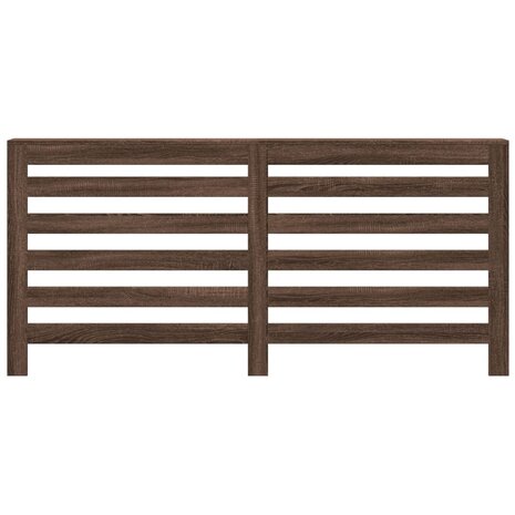 Radiatorombouw 175x20x82 cm bewerkt hout bruin eikenkleurig 3