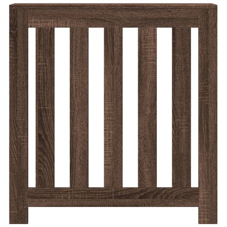 Radiatorombouw 78x20x82 cm bewerkt hout bruin eikenkleurig 3
